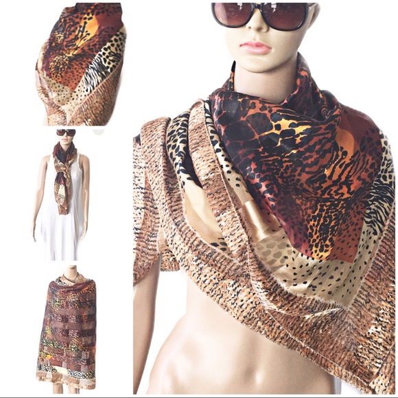 Accessories - Infinity Large Leopard Scarf